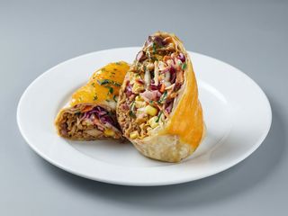 Meniu shaorma la farfurie