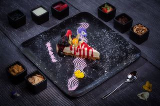 Lake House Cheesecake cu dulceată de afine