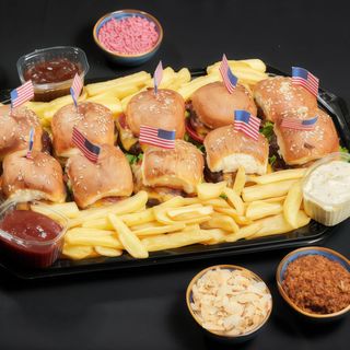 Platou 10 mini LakeBites burgers (precomanda 3-4 ore)