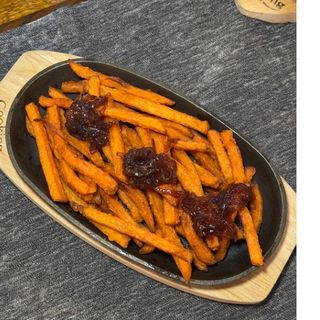 Cartofi Dulci cu Ceapa Caramelizata de Post