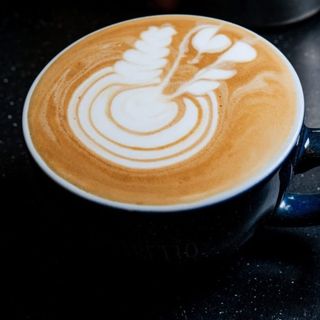 Salted caramel latte