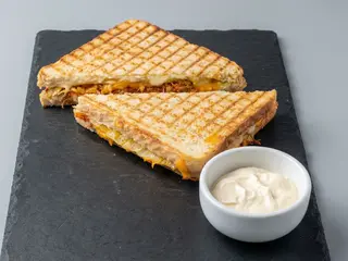 Toast chorizo egg