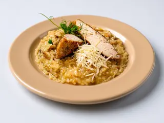 Risotto cu hribi si pui