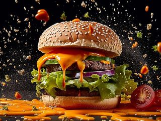 Hamburger Coressy de vită black angus