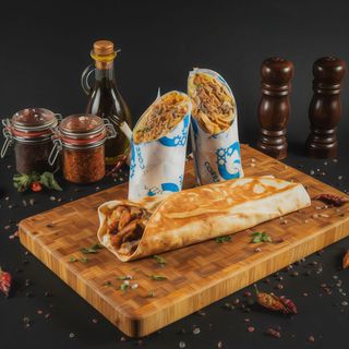 Shaorma Coressy mix pui și vită la lipie