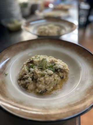 Risotto cu piept de pui si ciuperci