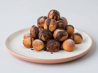 Papanasi cu ciocolata 