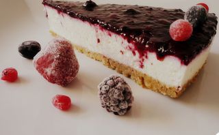 Cheesecake cu fructe de padure