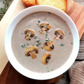 Supa crema de legume cu ciuperci