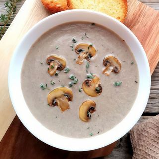 Supa crema de legume cu ciuperci