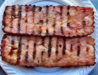 Fleica de porc afumata la gratar