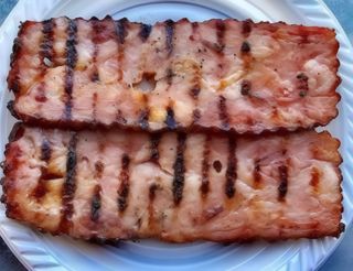 Fleica de porc afumata la gratar