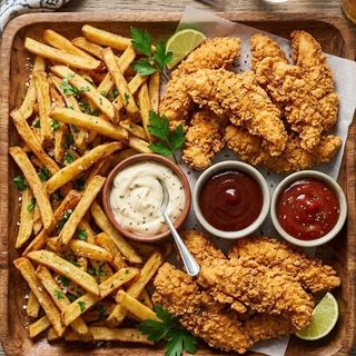 Crispy strips din piept de pui