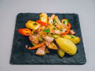 Cartofi taranesti cu bacon