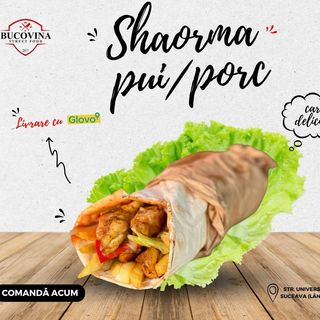 Shaorma de pui la lipie