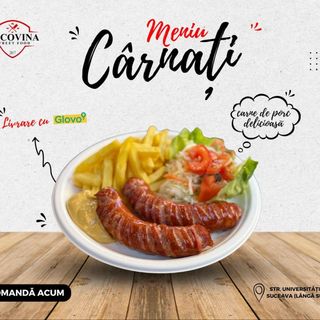 Carnaciori de vita si porc cu cartofi prăjiți