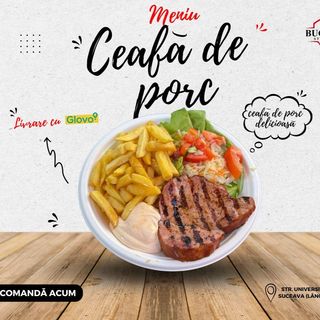 Meniu Ceafa de porc cu orez