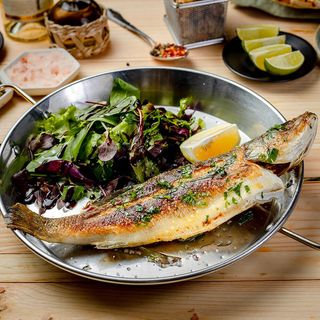 Biban de mare la grătar