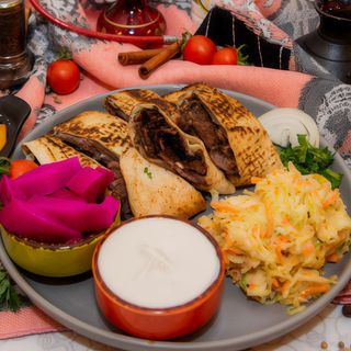Original shawarma de vita & berbecut