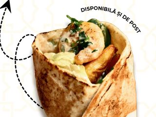 Shawarma de post cu creveți