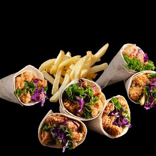 Wish Cones Crispy 6 buc   +  cartofi pai