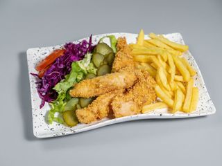 Meniu Piept de Pui Pane Picant 550 Gr.