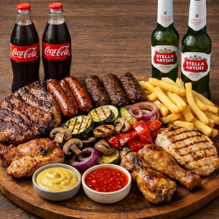 Mix Grill 4 + Băutură (4 persoane)