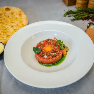 Tartar din mușchiuleț de vită maturat
