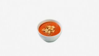 Supă cremă cu infuzie de ardei