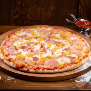 Pizza prosciutto si porumb Ø 32cm-530g