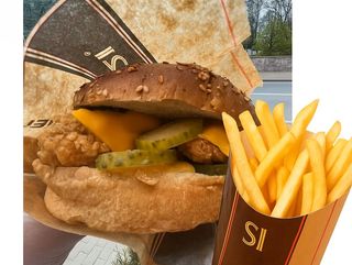 Meniu Burger Crispy (Nepicant)