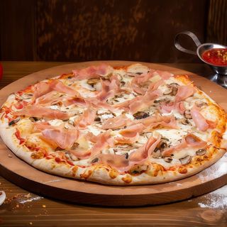 Pizza prosciutto si ciuperci Ø 32cm-520g