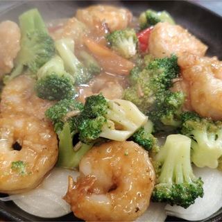 Creveti pe plita incinsa