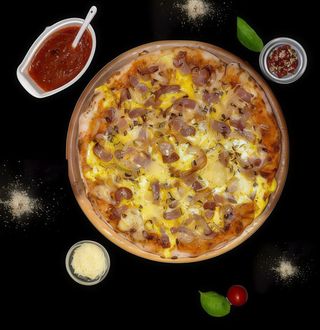 Pizza Carbonara Mare 
