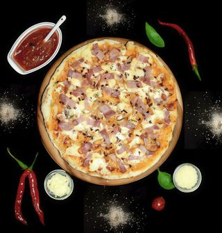 Pizza Amatriciana Mare 