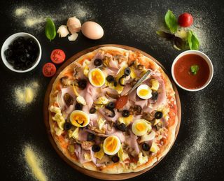 Pizza Quattro stagioni Mare 
