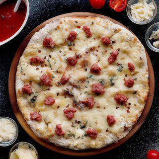 Pizza Salsiccia picante Mega 