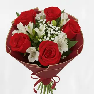 Buchet Rose-Astro 