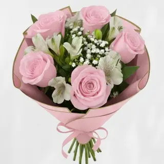 Buchet pink-astro