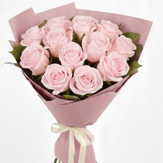 Buchet 15 trandafiri Pink mondial 