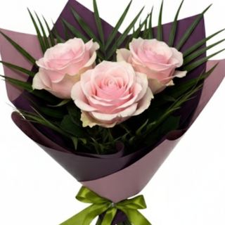 Buchet 3 trandafiri Pink mondyal 