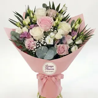 Buchet Lisianthus & Trandafiri! 