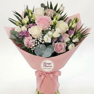 Buchet Lisianthus & Trandafiri! 