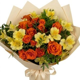 Buchet minirosa Orange artro