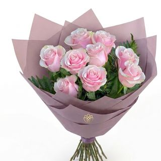 Buchet 9 trandafiri, mondial Pink