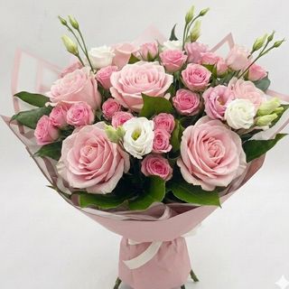 Buchet romantic Pink