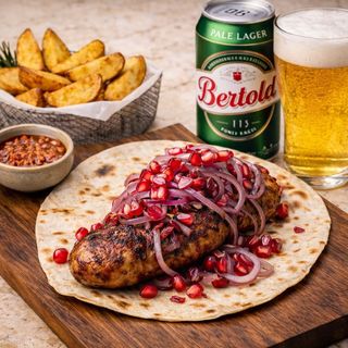 Kupat + cartofi + bere Bertold