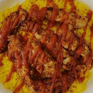 Box crispy pui cu ( orez )بوكس كرسبي دجاج