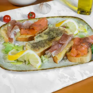 Trio crostini formaggi