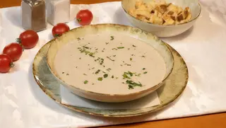 Supa crema de ciuperci